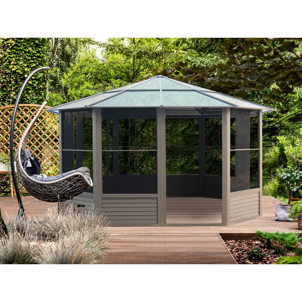 Florence Solarium 12 Ft. x 12 Ft. in Sand. Picture 4