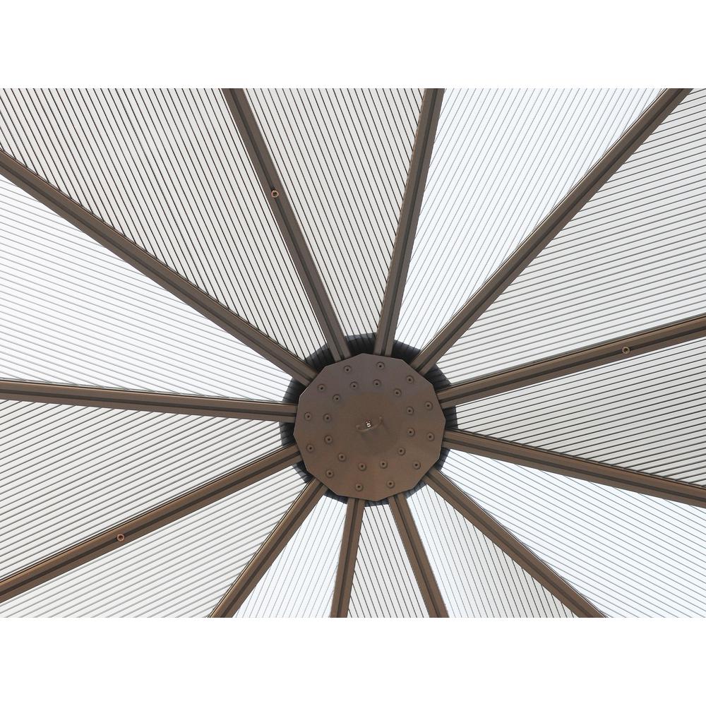 Florence Solarium 12 Ft. x 12 Ft. in Sand. Picture 12