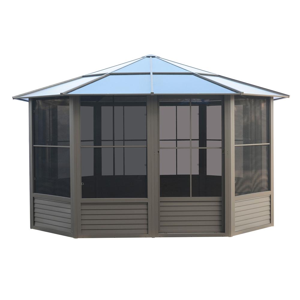 Florence Solarium 12 Ft. x 12 Ft. in Sand. Picture 2