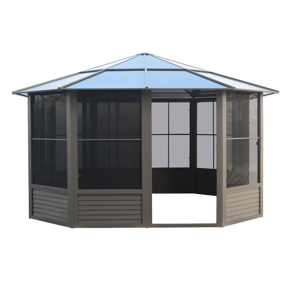 Florence Solarium 12 Ft. x 12 Ft. in Sand. Picture 3