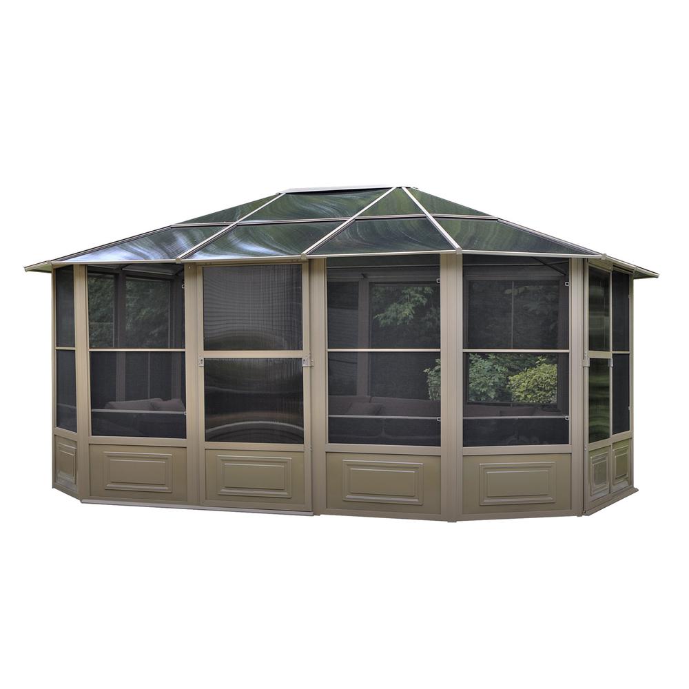 Florence Solarium 12 Ft. x 15 Ft. in Sand. Picture 1