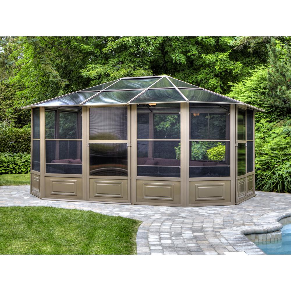 Florence Solarium 12 Ft. x 15 Ft. in Sand. Picture 2