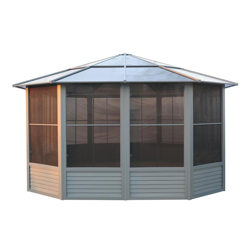Florence Solarium 12 Ft. x 18 Ft. in Slate. Picture 3