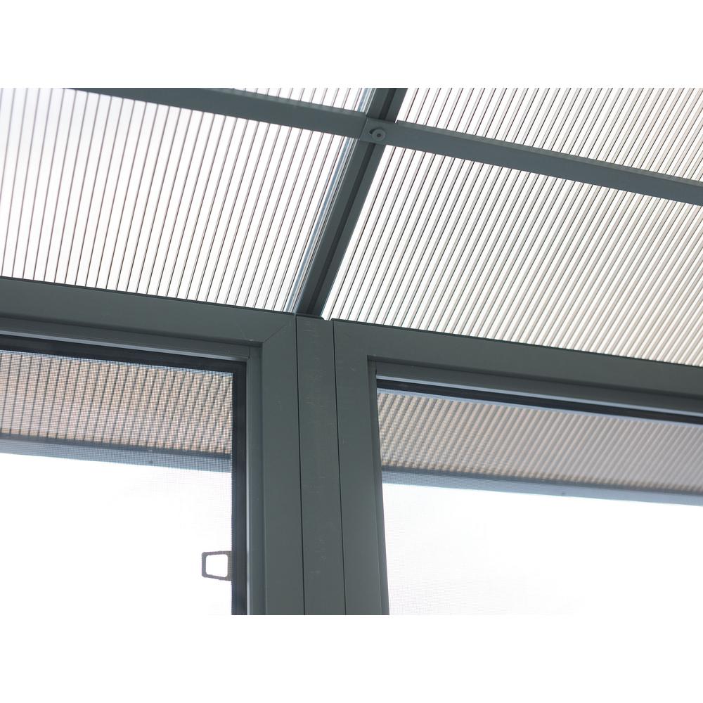Florence Solarium 12 Ft. x 18 Ft. in Slate. Picture 8