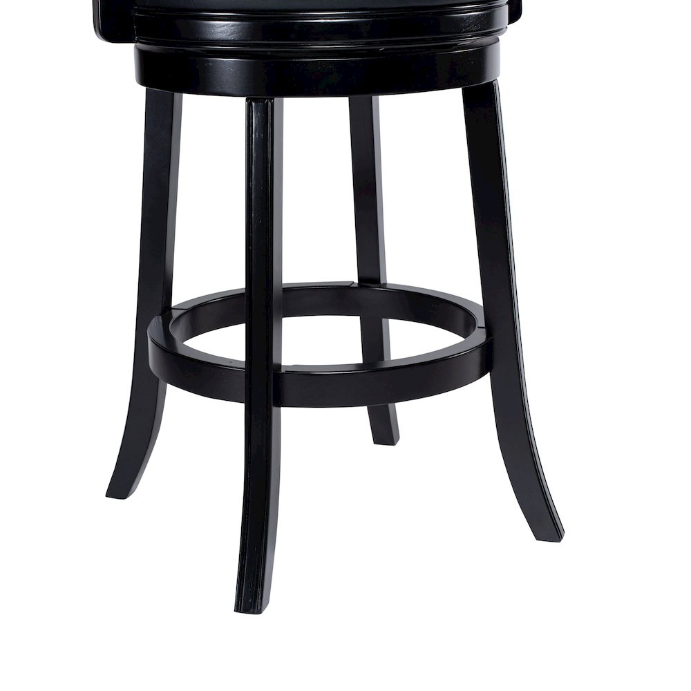 Balen Bar Height Swivel Stool - Black. Picture 5