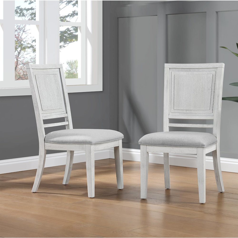 5PC 54” Round -72" Oval Expanding Pedestal Dining Table Set. Picture 7