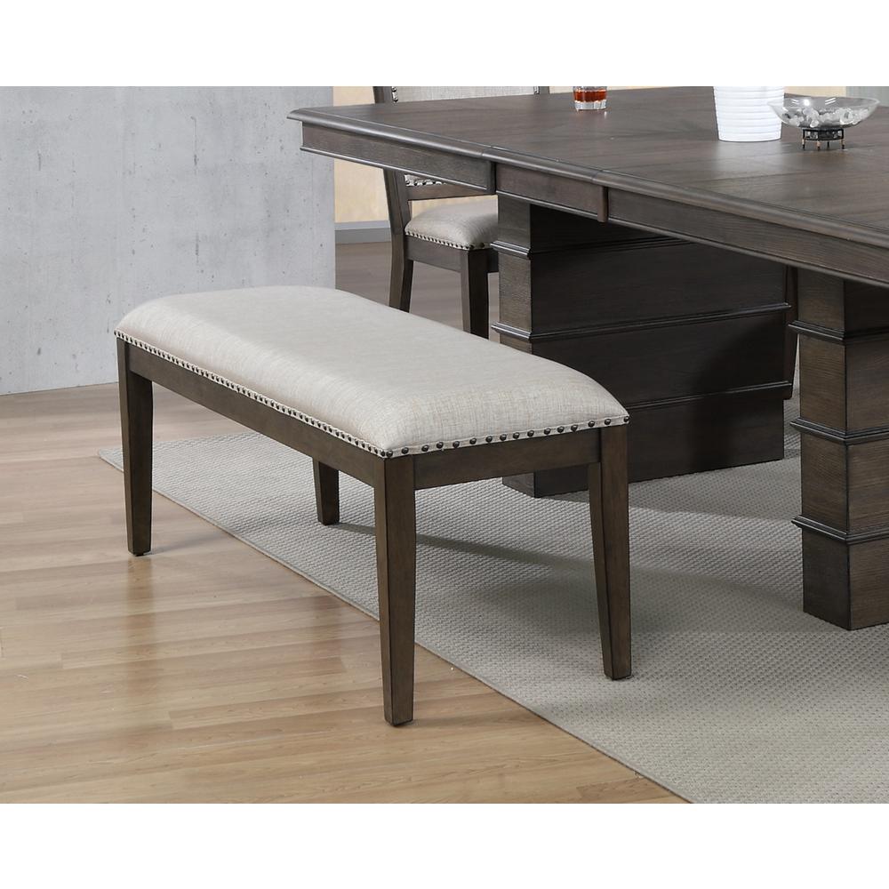 Cali 50" Upholstered Dining Bench. Picture 3