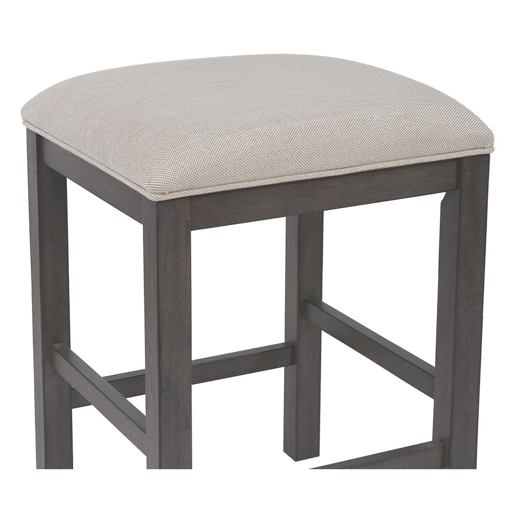 Shades of Gray 4 Piece 65" Rectangular Narrow Pub Table Set. Picture 4