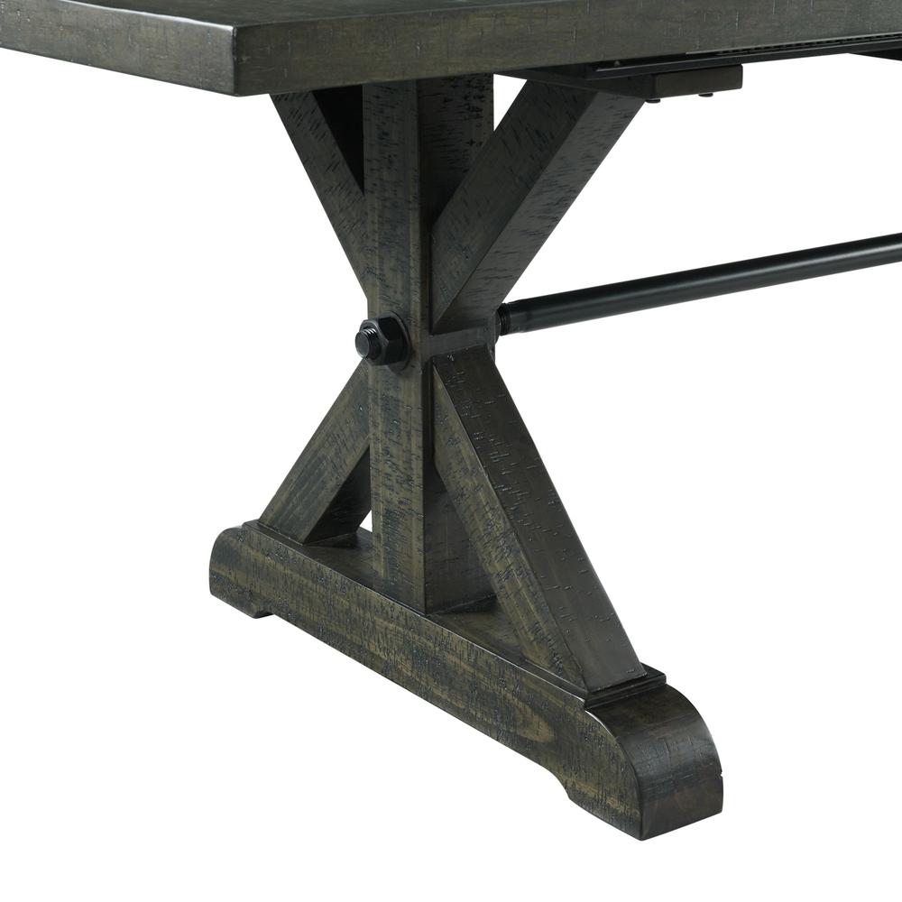 Trestle 5 Piece Dining Set. Picture 3