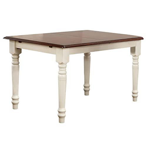 Andrews 48-60" Rectangular Extendable Butterfly Leaf Dining Table. Picture 1