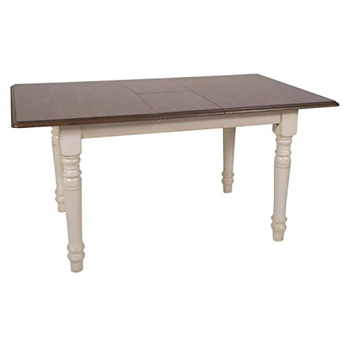 Andrews 48-60" Rectangular Extendable Butterfly Leaf Dining Table. Picture 3