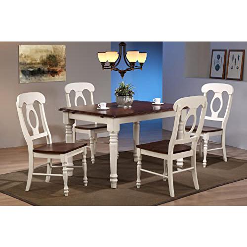 Andrews 48-60" Rectangular Extendable Butterfly Leaf Dining Table. Picture 5