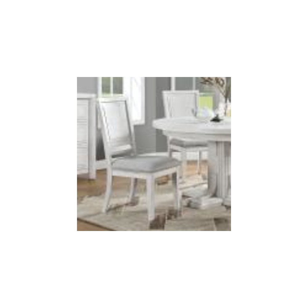 Dining Side Chair | Padded Upholstered Seat | Set of 2. Picture 4