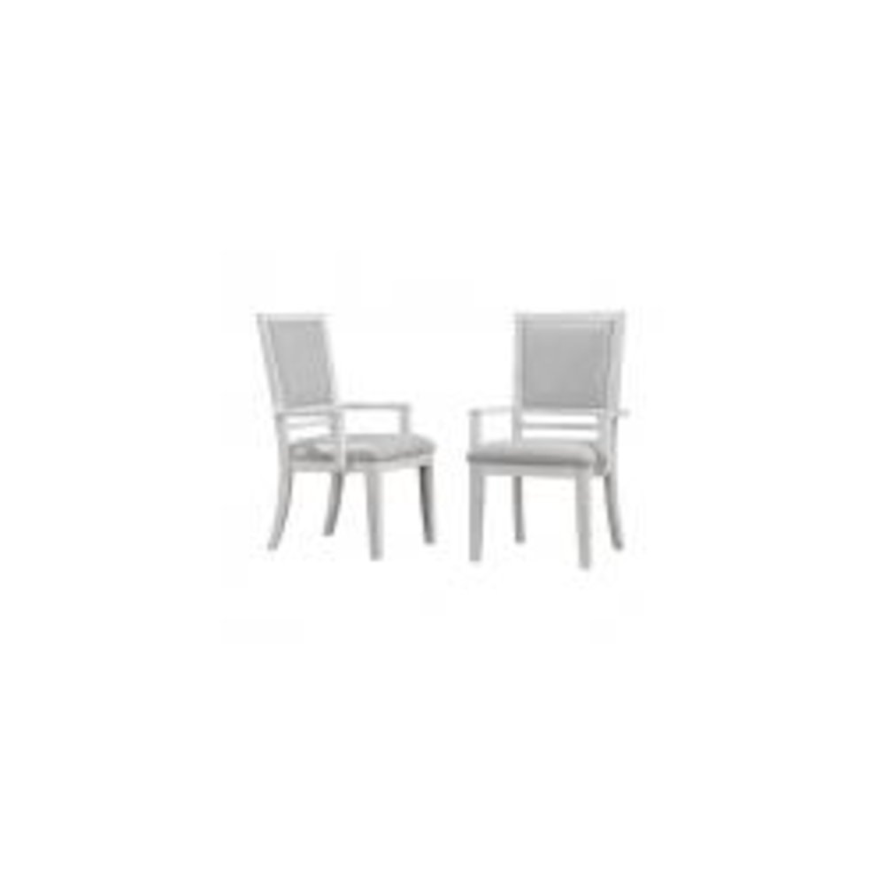 Dining Chair with Arms | Padded Upholstered Seat & Back Armchair | Set of 2. Picture 1
