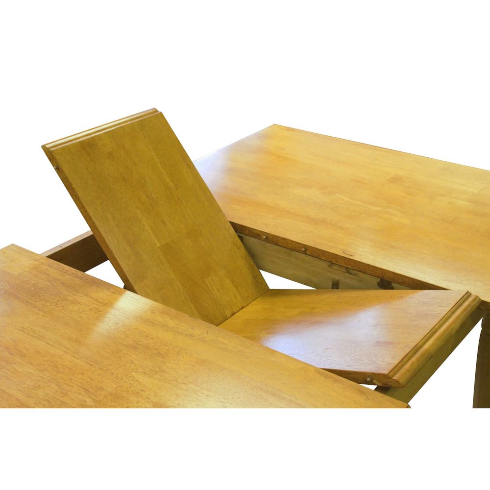 Selections 5 PC 48"-60" Rectangular Extendable Dining Set. Picture 5