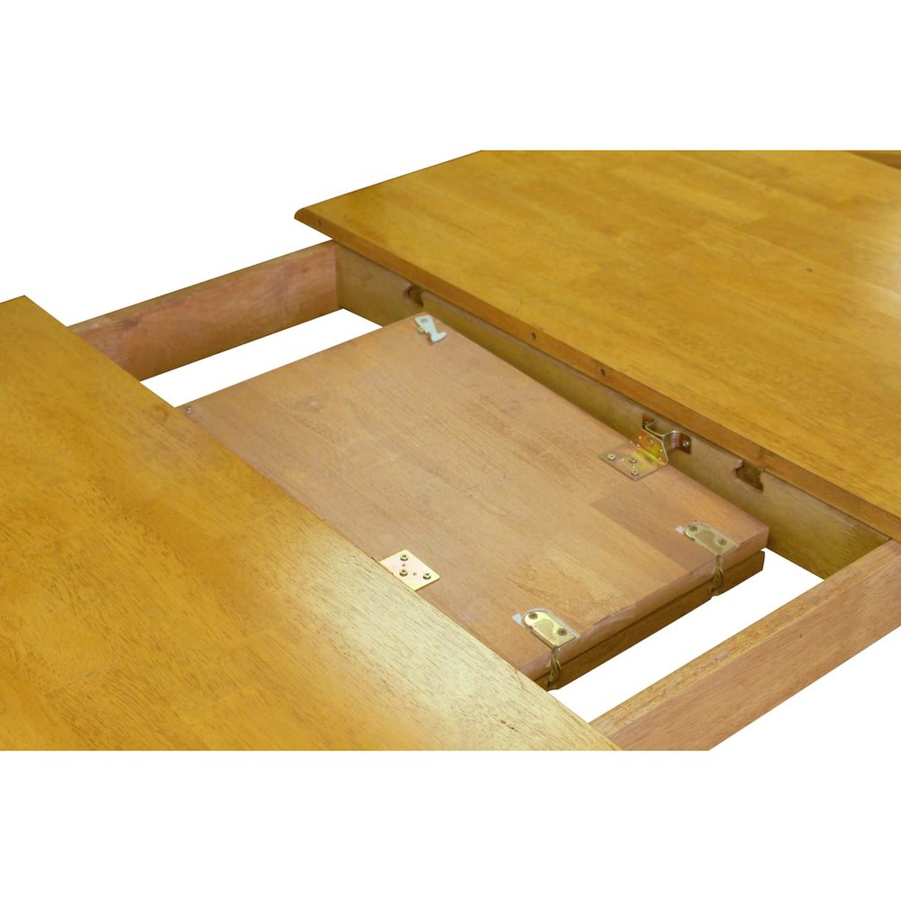 Selections 5 PC 48"-60" Rectangular Extendable Dining Set. Picture 4
