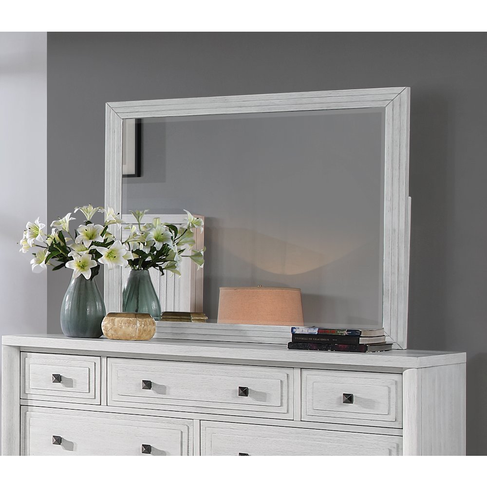 Dover Rectangular Beveled Mirror, Contemporary Home Décor for Bedroom. Picture 2