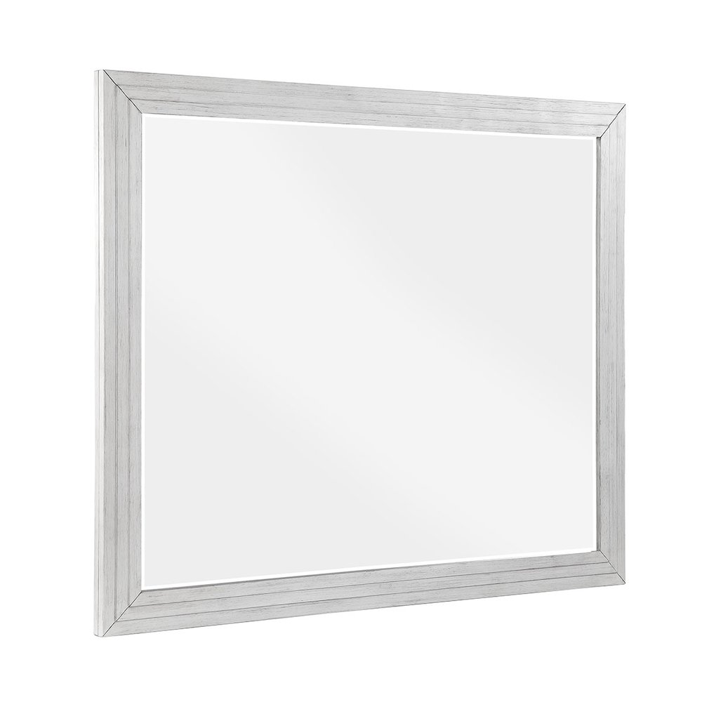 Dover Rectangular Beveled Mirror, Contemporary Home Décor for Bedroom. Picture 1