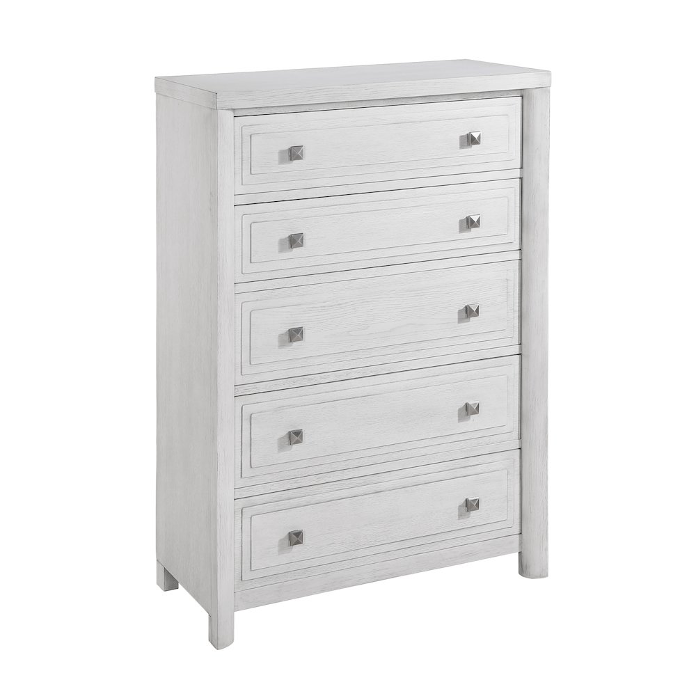 Dover 5 Drawer 58" Tall Chest, Vertical Bedroom Dresser, Contemporary Living. Picture 1