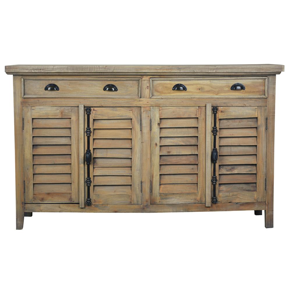 Cottage 58" Shutter Door Credenza. Picture 2