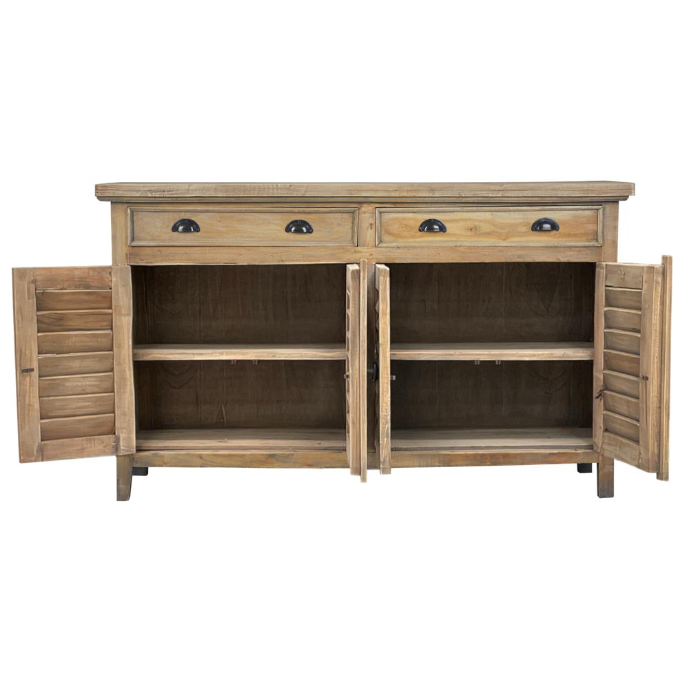 Cottage 58" Shutter Door Credenza. Picture 3