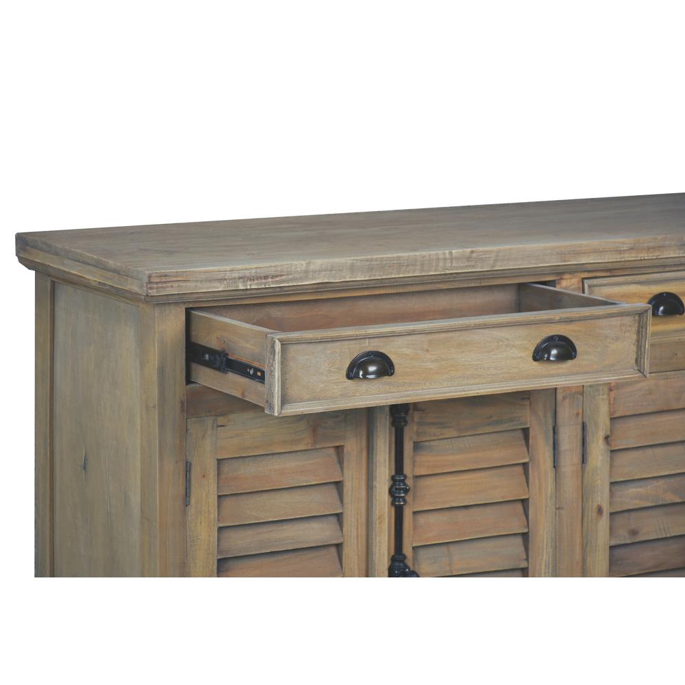 Cottage 58" Shutter Door Credenza. Picture 6