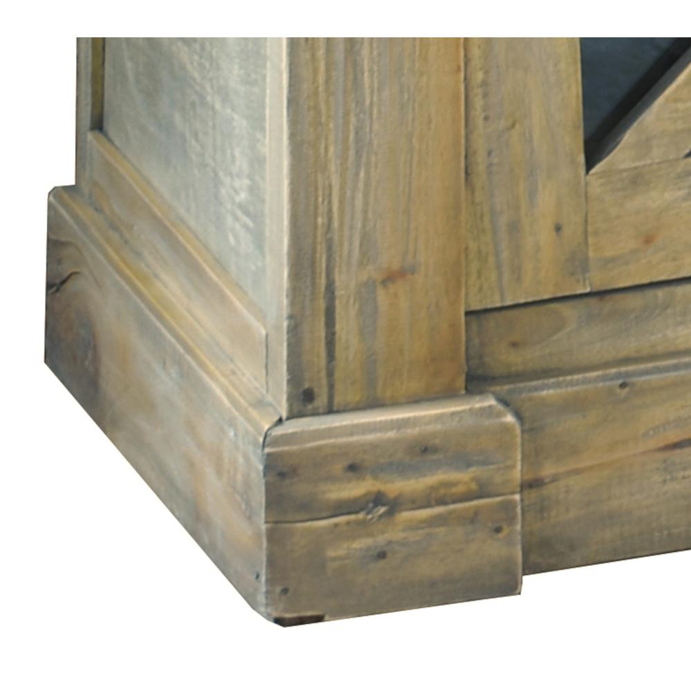 Cottage 71" Curved Glass Door Sideboard. Picture 8