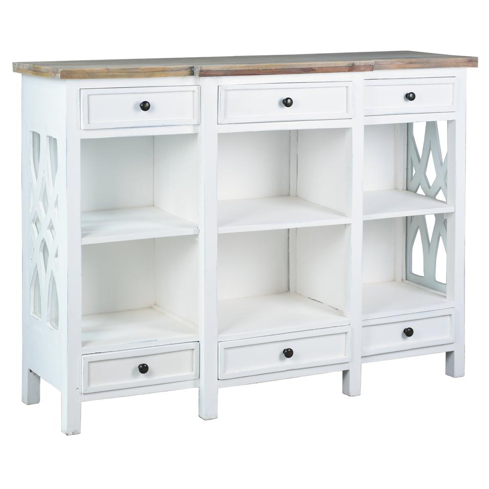 Cottage 59" Lattice Display Console. Picture 2