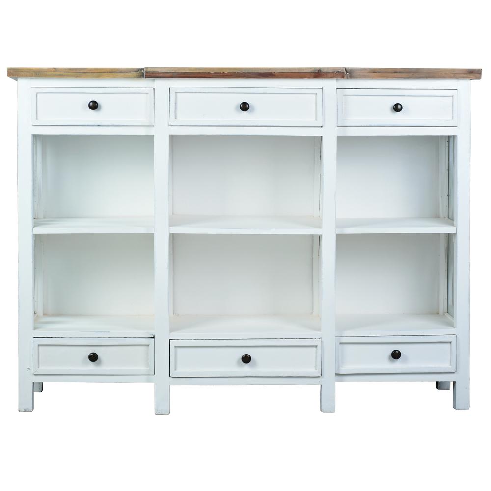 Cottage 59" Lattice Display Console. Picture 1