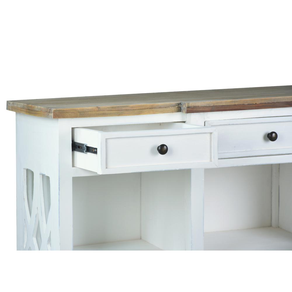 Cottage 59" Lattice Display Console. Picture 5