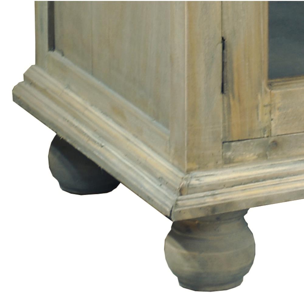 Cottage 87" Clover Glass Door Credenza. Picture 8