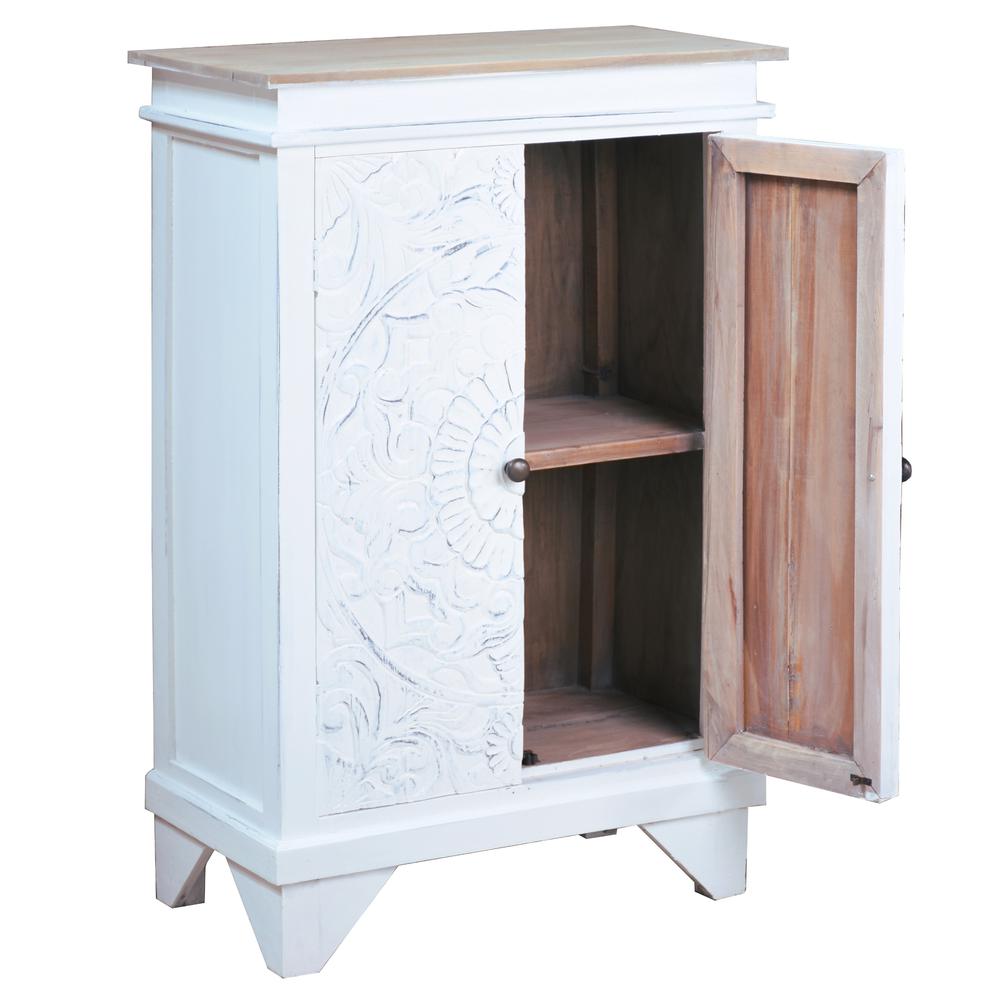 Cottage Carved Accent Cabinet. Picture 2