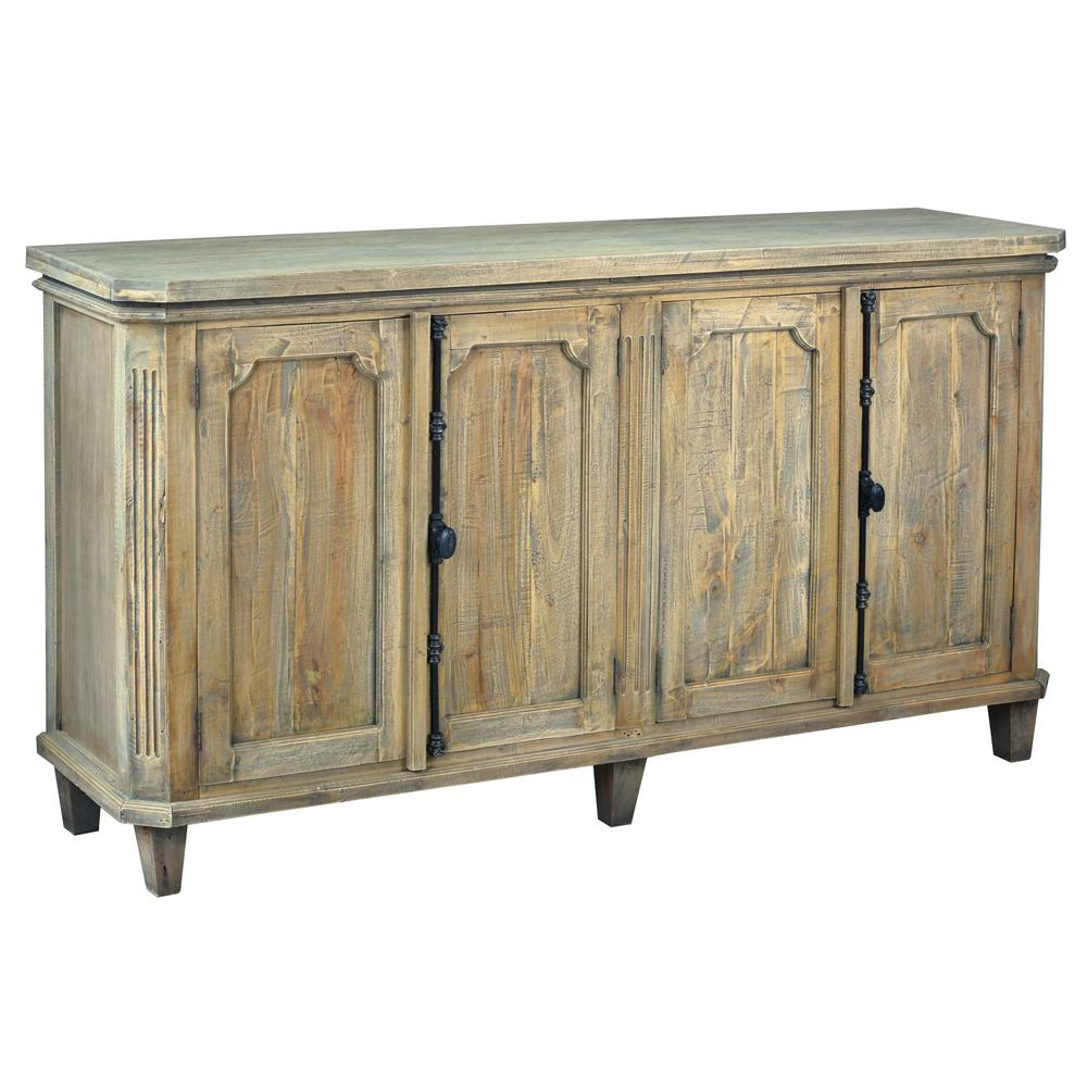 Cottage 71" Panel Door Credenza. Picture 1