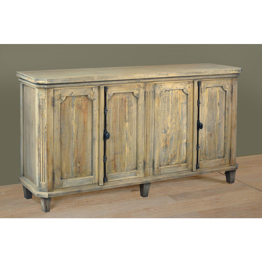 Cottage 71" Panel Door Credenza. Picture 2