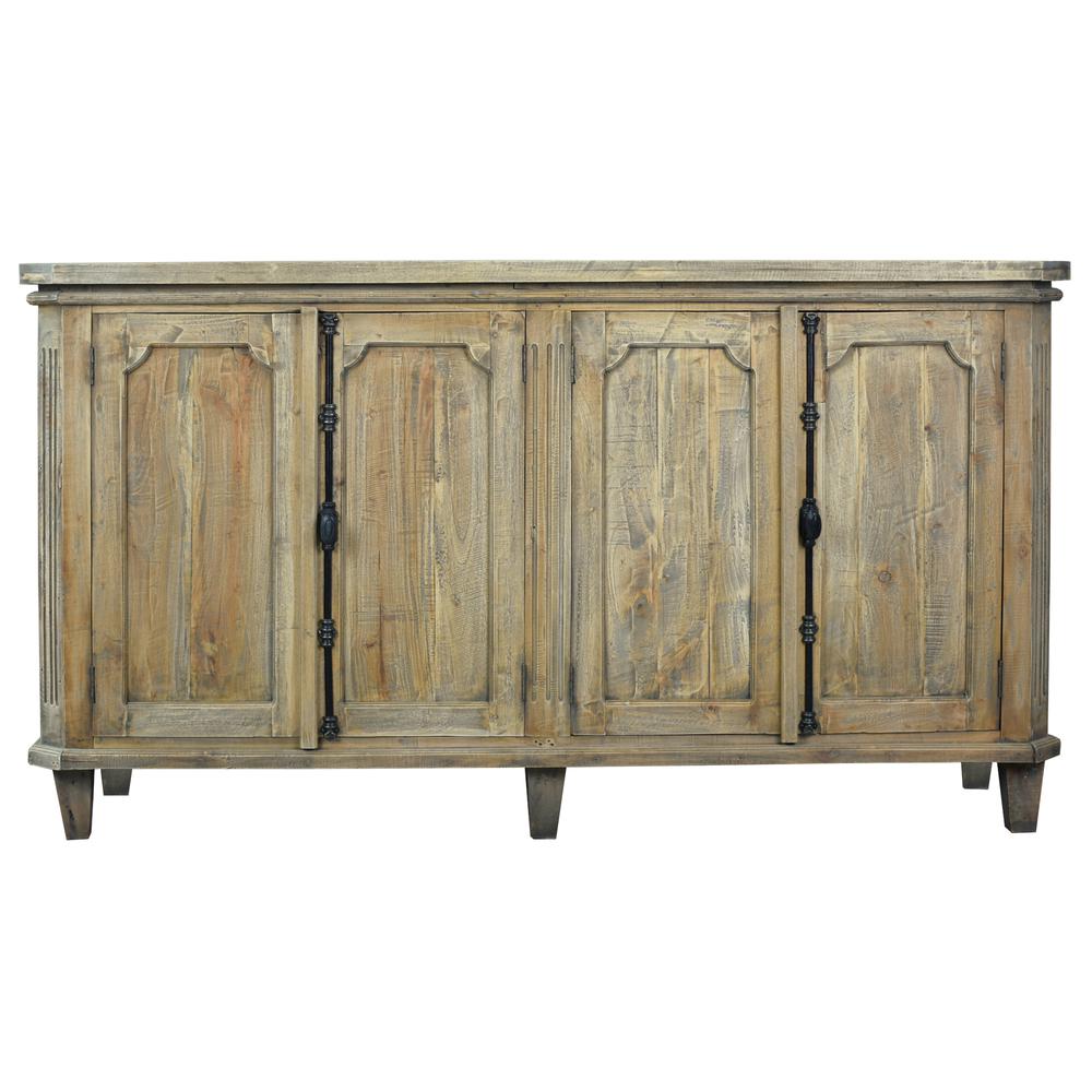 Cottage 71" Panel Door Credenza. Picture 3