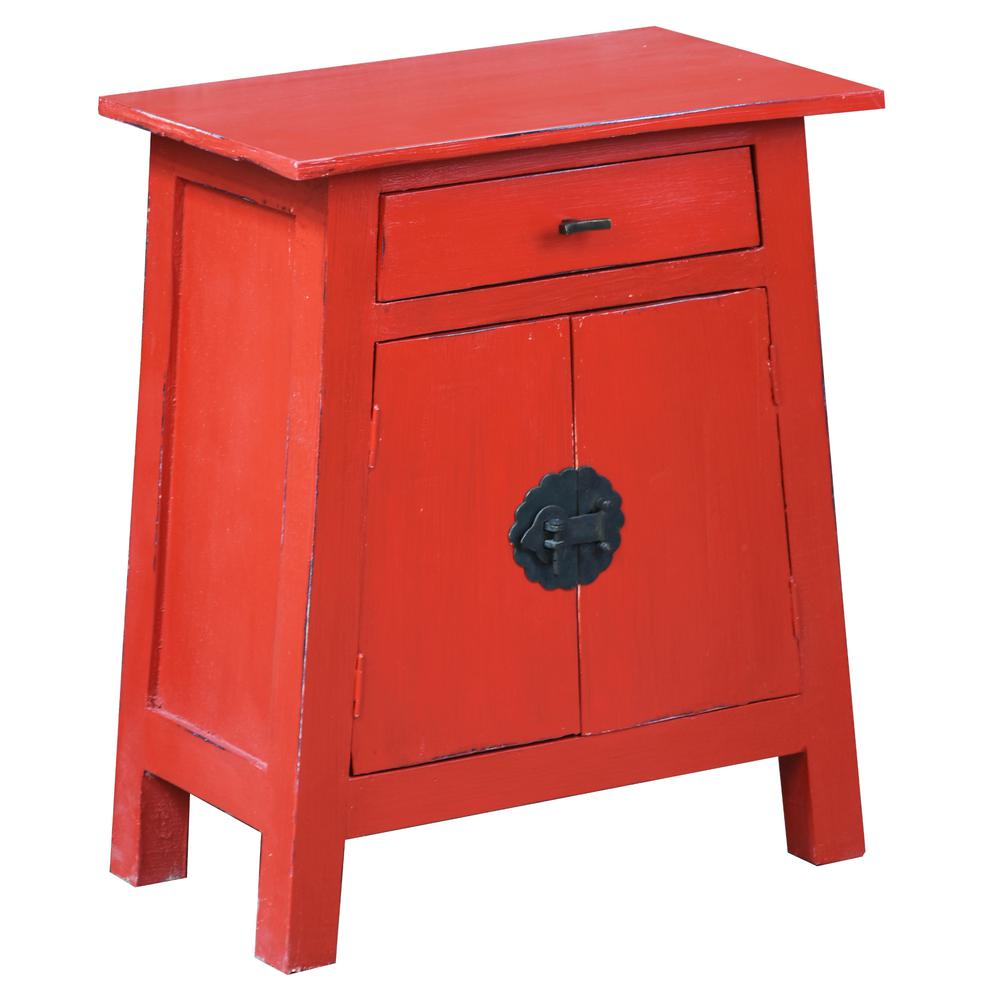 Cottage Solid Wood Zen End Table. Picture 1