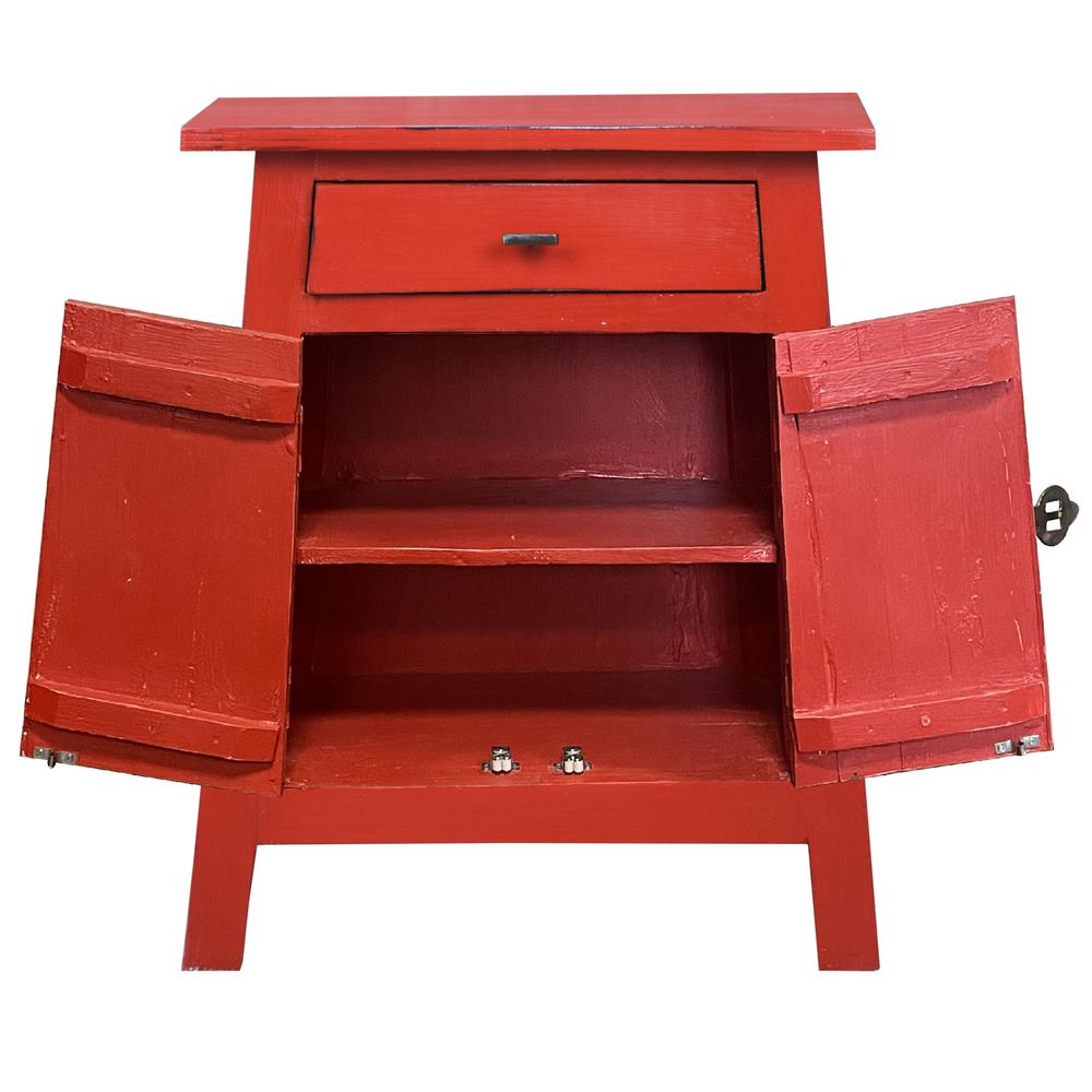 Cottage Solid Wood Zen End Table. Picture 4