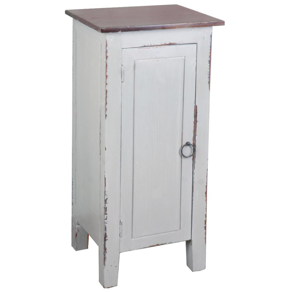 Cottage 1 Door Accent Cabinet. Picture 1