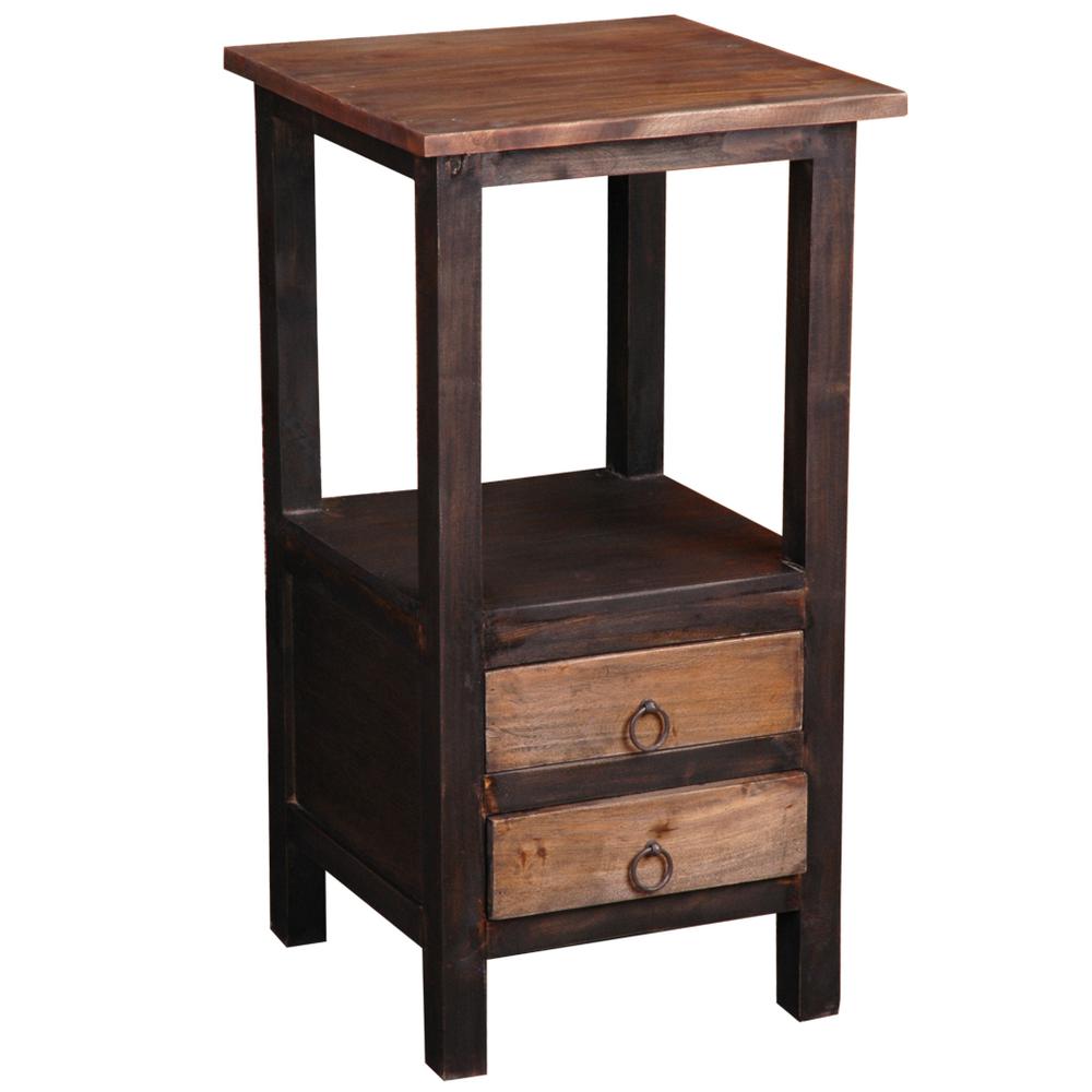 Cottage Round Accent End Table. Picture 2