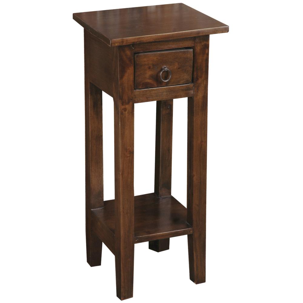 Cottage Narrow Side End Table. Picture 1