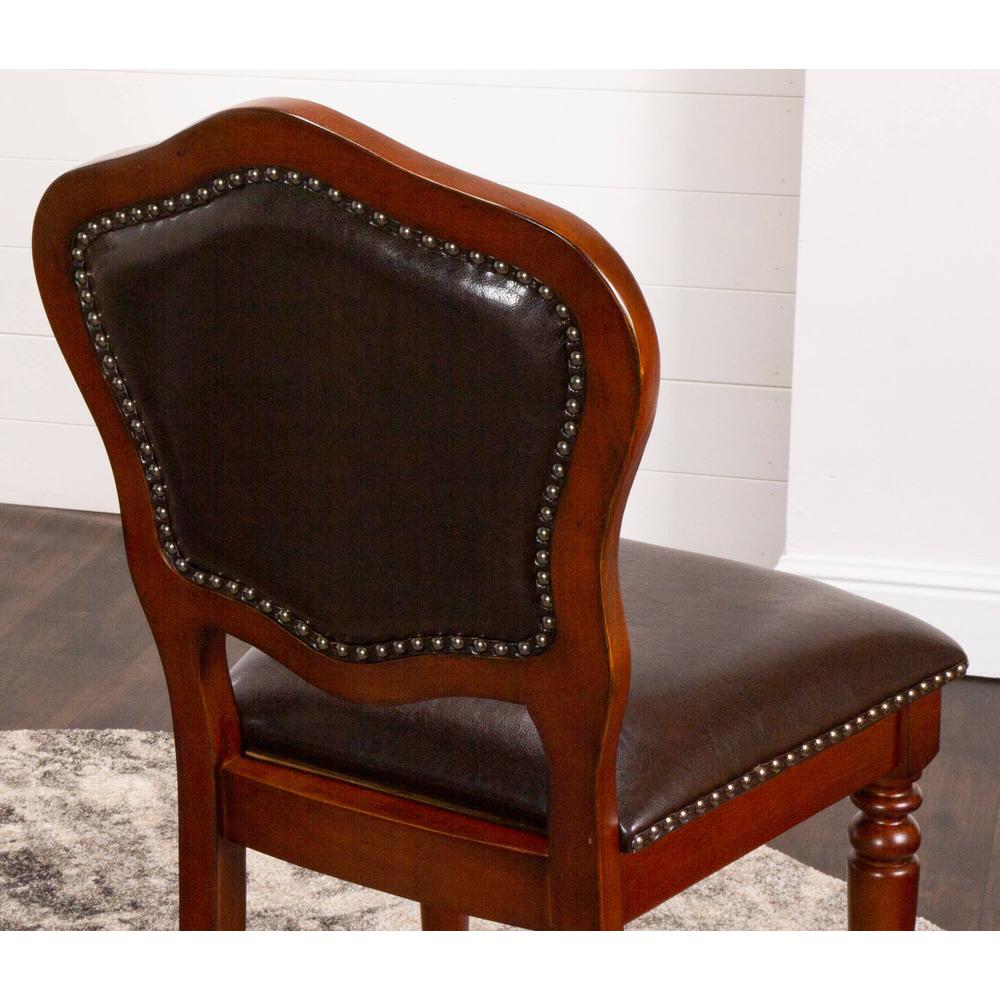 Bellagio Upholstered Barstools with Backs. Picture 5