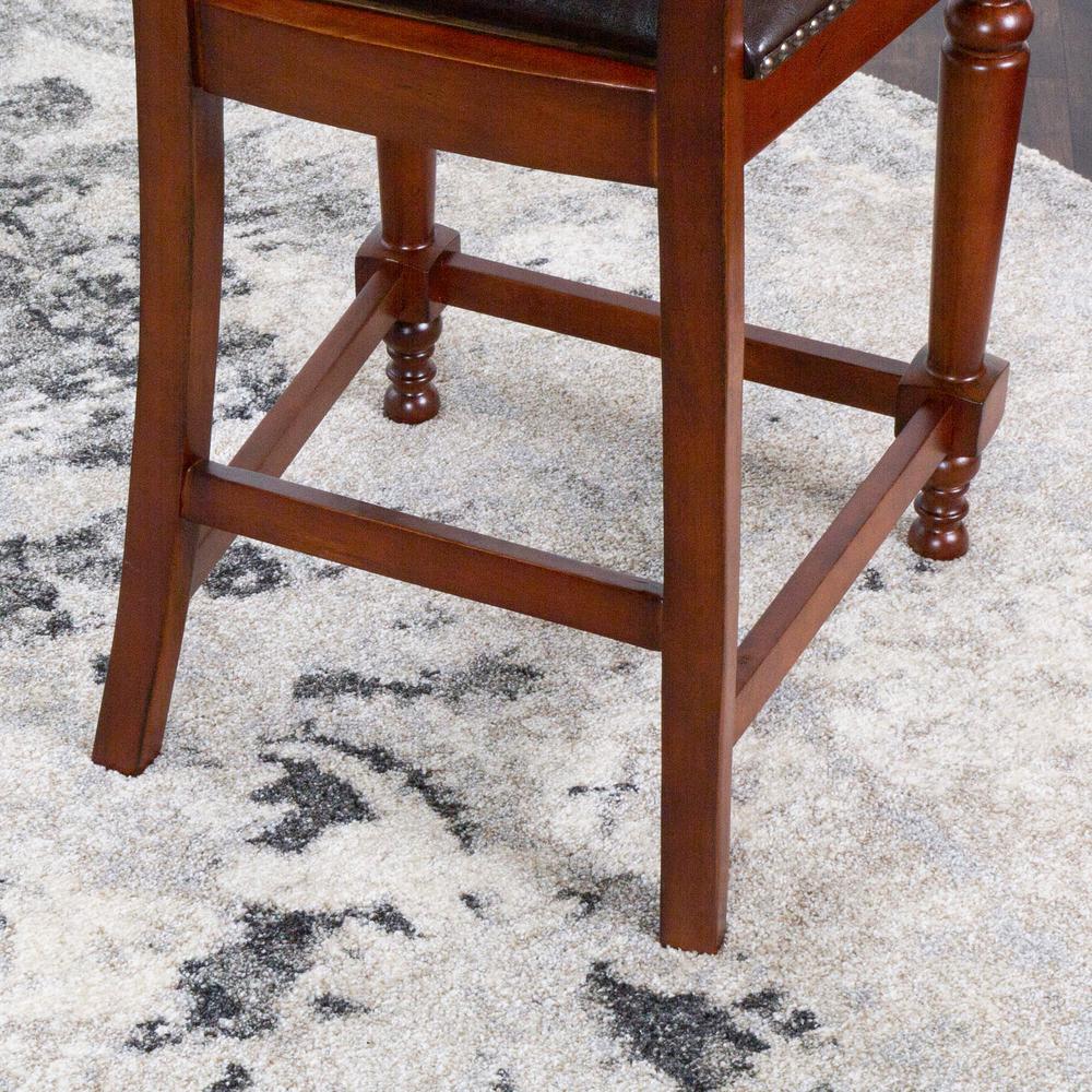 Bellagio Upholstered Barstools with Backs. Picture 7