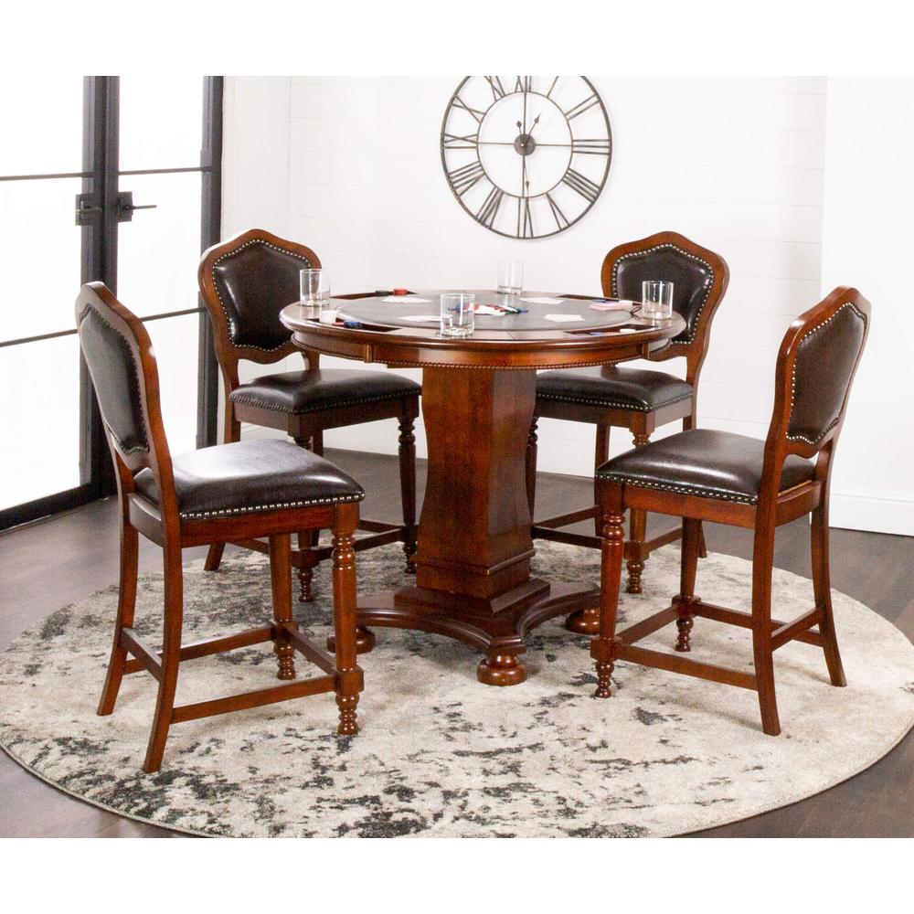 Bellagio Upholstered Barstools with Backs. Picture 6