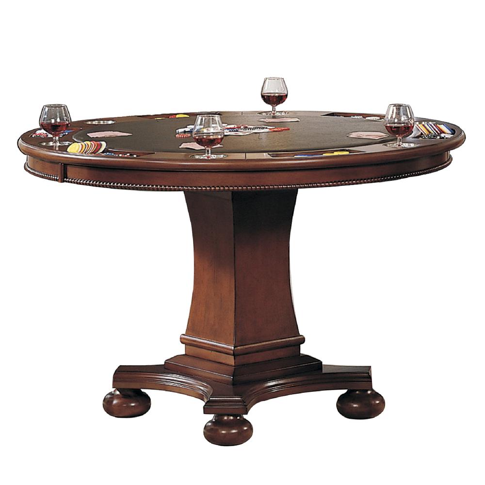 Bellagio 48" Round Dining and Poker Table. Picture 1