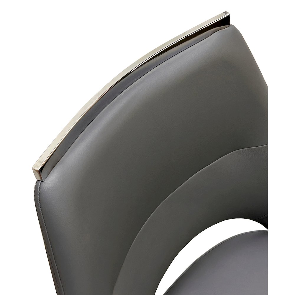 Atlas Upholstered Swivel Dining Chair w Arms, Padded Bucket Seat Kitchen. Picture 5