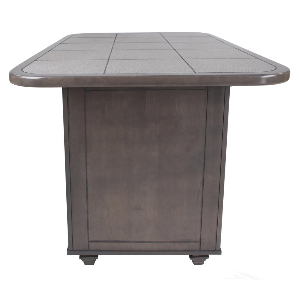 Shades of Gray Kitchen Island. Picture 9