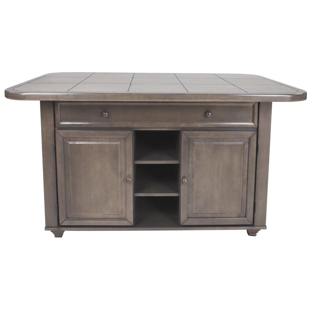 Shades of Gray Kitchen Island. Picture 3