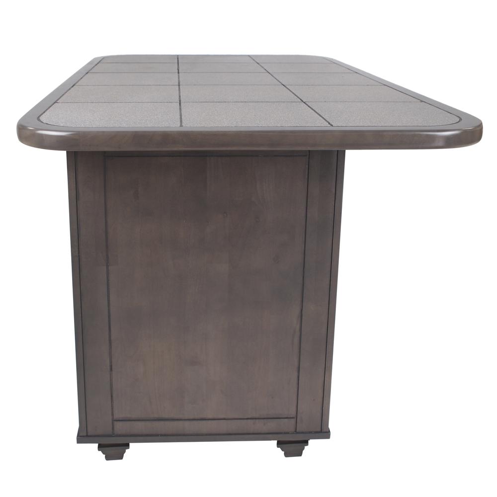 Shades of Gray Kitchen Island. Picture 8