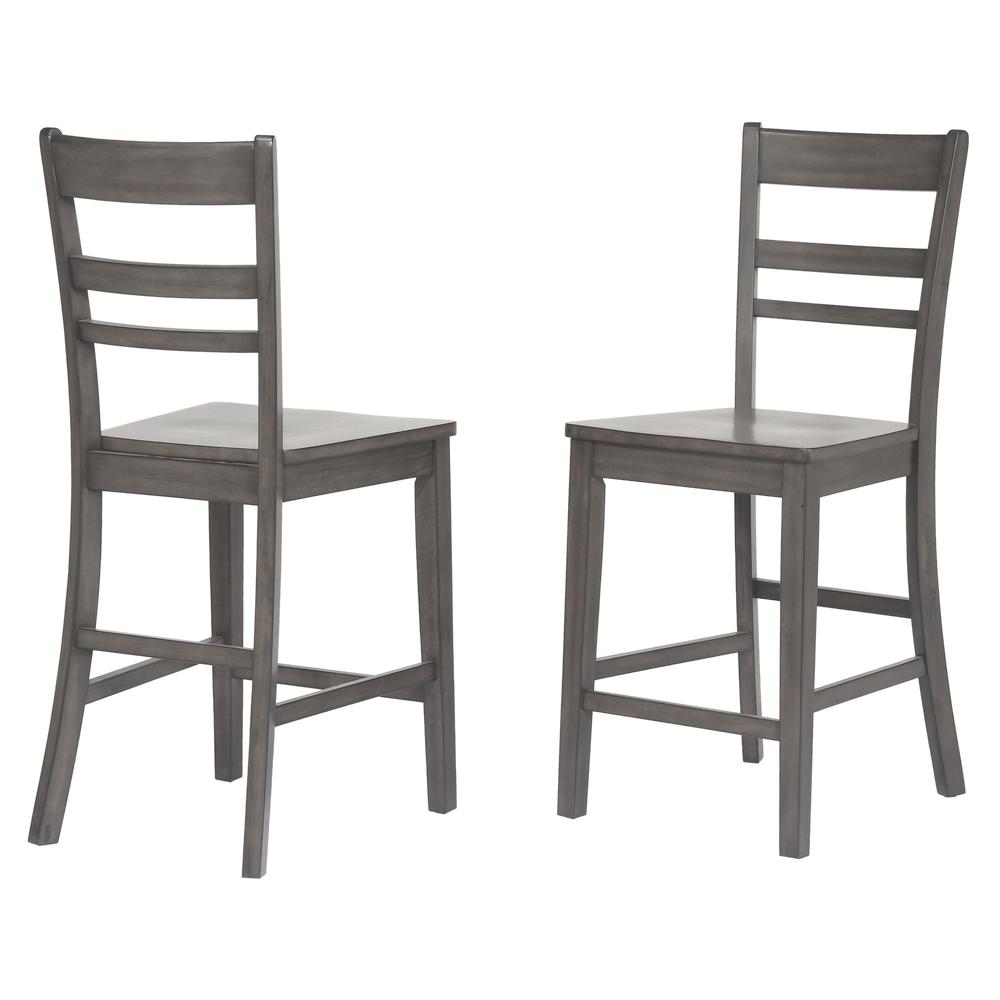 Shades of Gray 3 Piece Kitchen Island Set. Picture 4