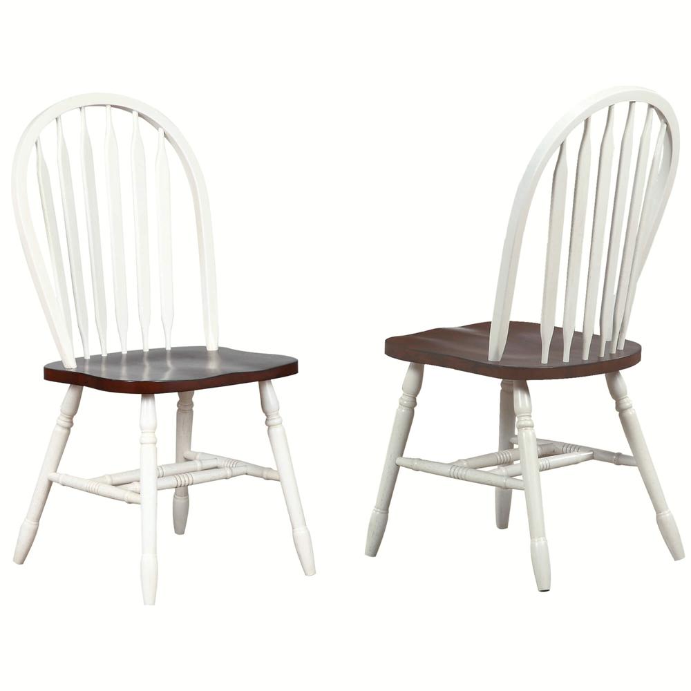 Andrews Windsor Arrowback Dining Side Chair. Picture 4
